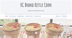 Desktop Screenshot of kcbrandkettlecorn.com