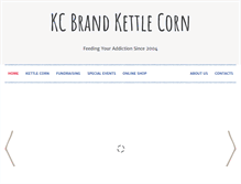 Tablet Screenshot of kcbrandkettlecorn.com